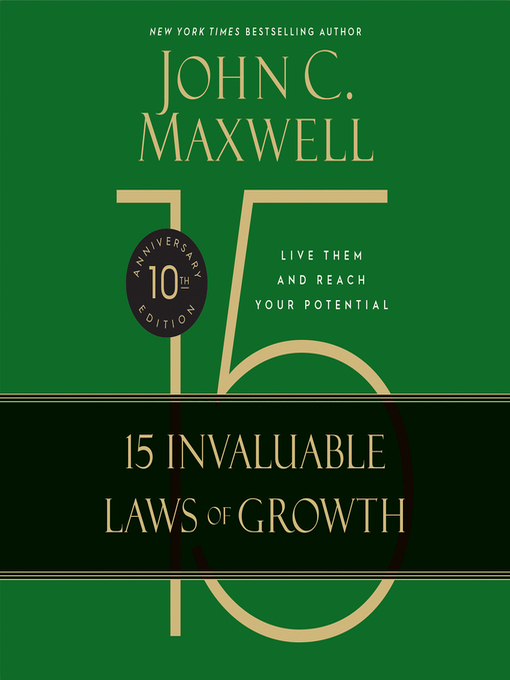 Title details for The 15 Invaluable Laws of Growth by John C. Maxwell - Wait list